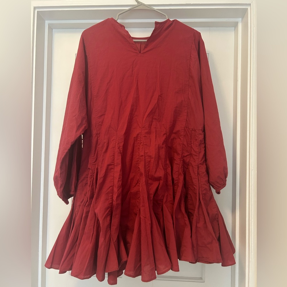 Rhode Ella Raspberry Mini Dress (Size Small) - Picture 2 of 6